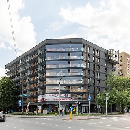 Superapart Towarowa 35 Warschau Exterior foto